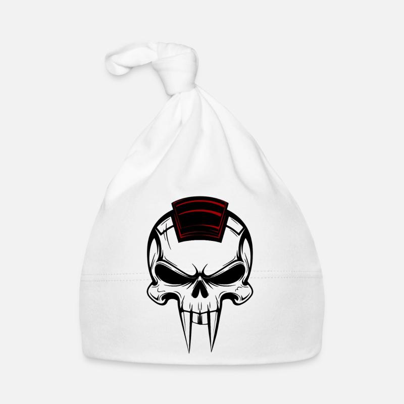 Vampirschädel Baby Bio-Mütze