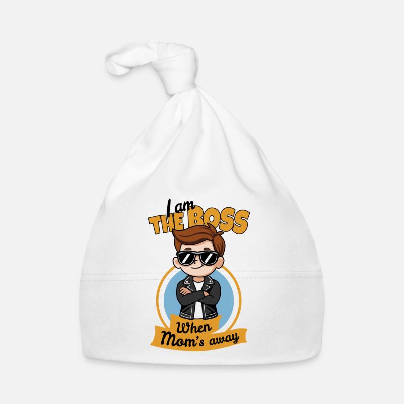 When Mom's away Organic Baby Cap