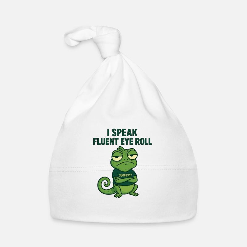 Flowing Eye Rolling Frog Organic Baby Cap