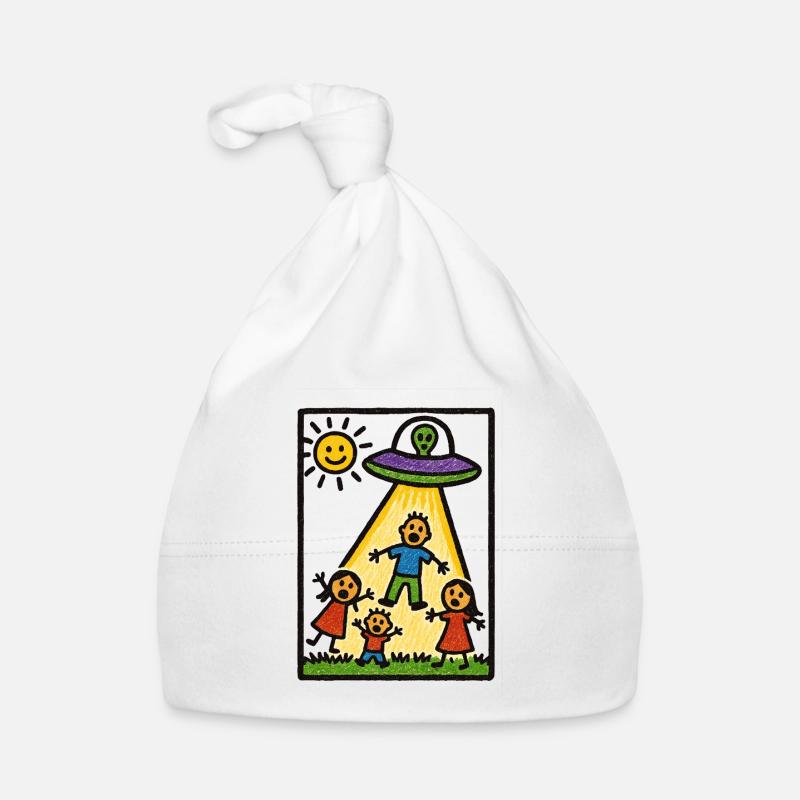 UFO takes dad with him! Organic Baby Cap