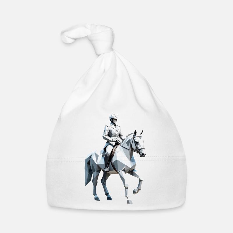 Low Poly Reiter - Ballett Design Baby Bio-Mütze