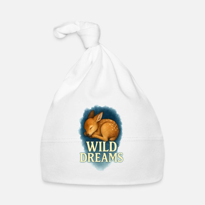 Wild Dreams – Schlafendes Rehkitz Baby Bio-Mütze