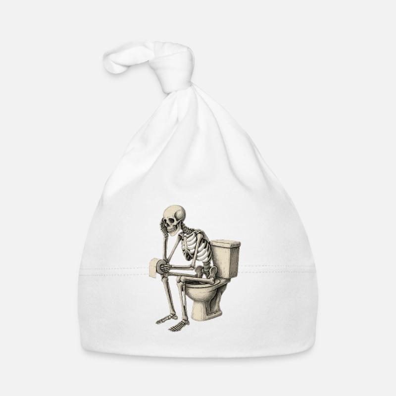 Totentanz - Bonnet bio Bébé - blanc