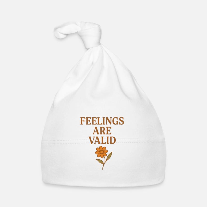 Les sentiments sont valables Bonnet bio Bébé