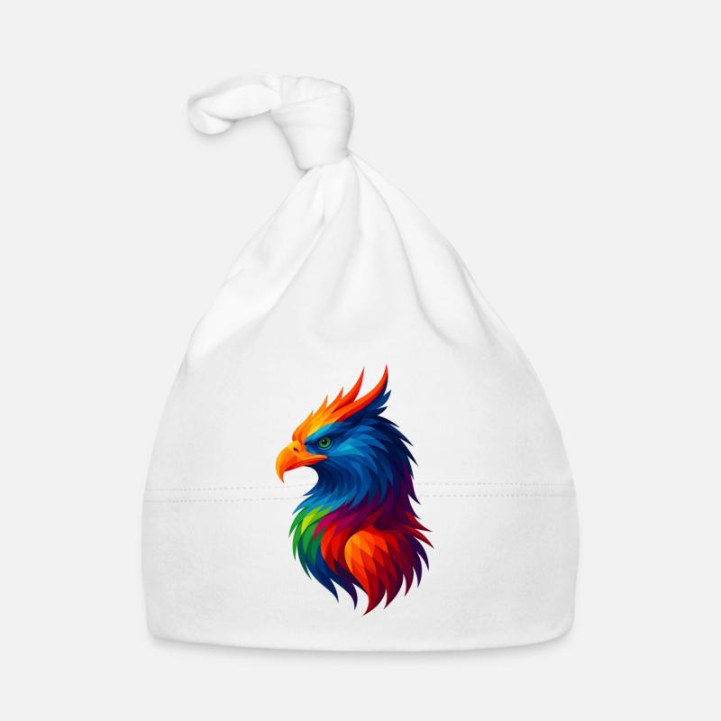 WPAP Style Polygon Animals - Griffin Organic Baby Cap