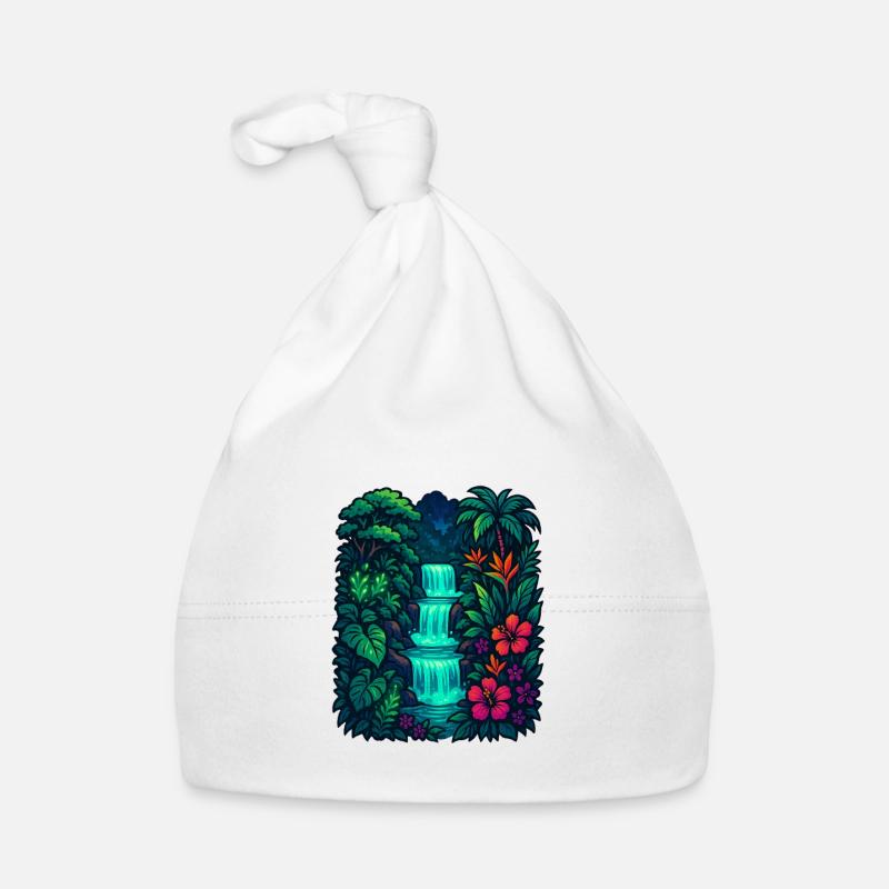 Cascade tropicale Bonnet bio Bébé