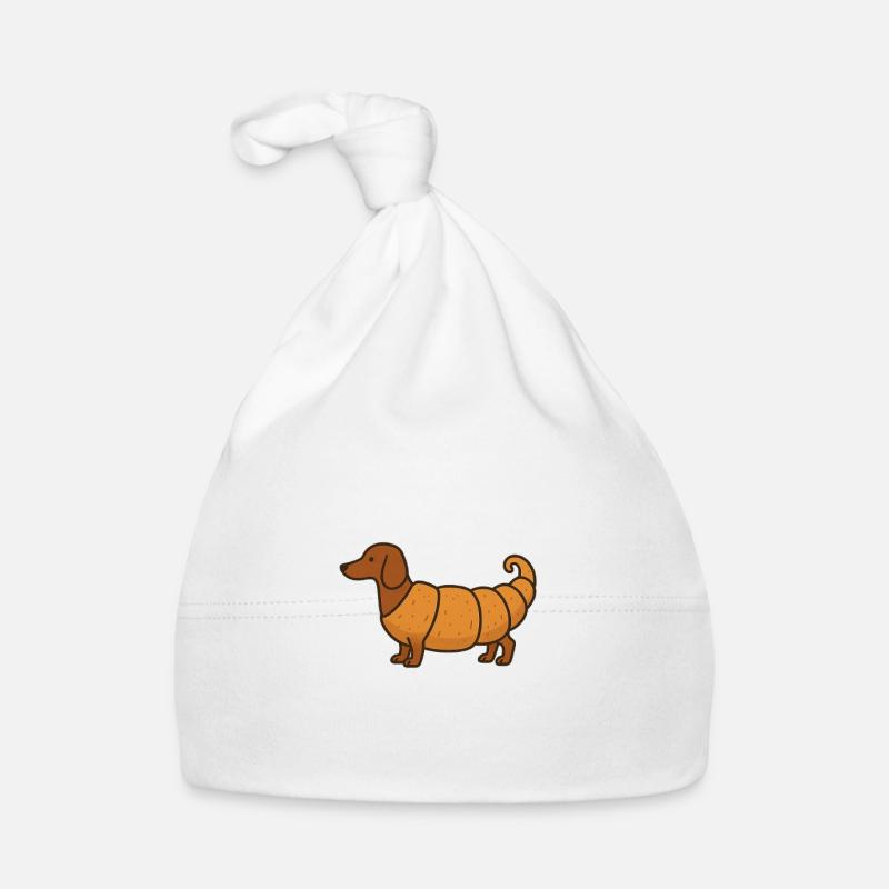 Mashup de croissant teckel Bonnet bio Bébé