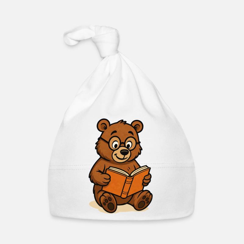 Bande dessinée ours Bonnet bio Bébé