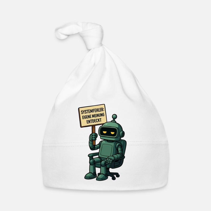 Systemfehler entdeckt – Denk selbst! Roboter Baby Bio-Mütze