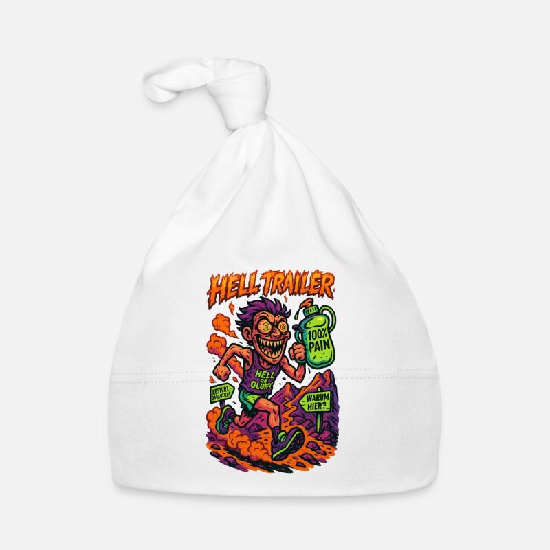Hell Trailer - Crazy Trailrunner Organic Baby Cap