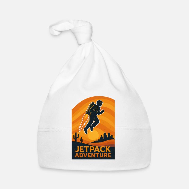Aventure en jetpack Bonnet bio Bébé
