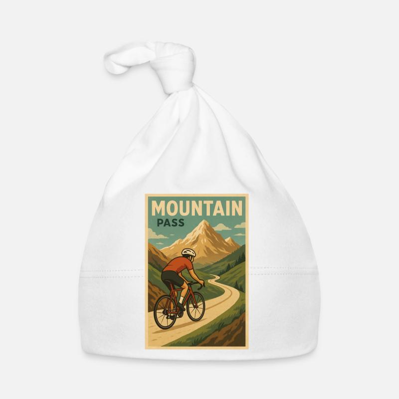 Vélo Passage col Montagne Bonnet bio Bébé