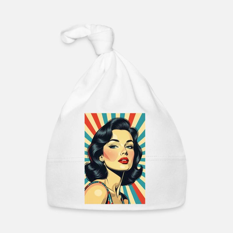 Retro-Stil Diva R01 Baby Bio-Mütze