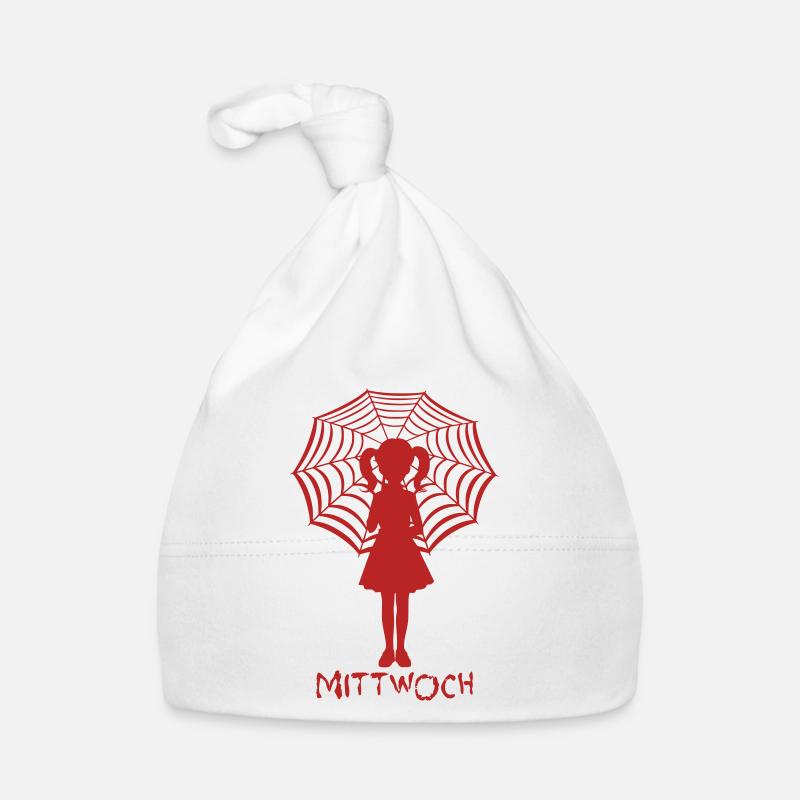Mädchen mit Spinnennetz-Hintergrund Baby Bio-Mütze