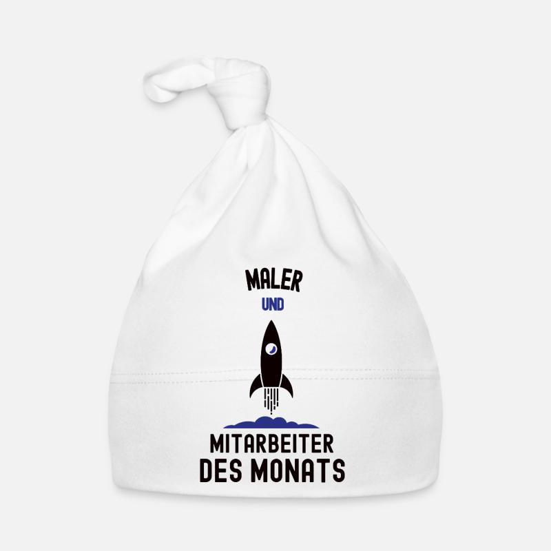 Mitarbeiter des Monats Maler Bester Mann Malerei Baby Bio-Mütze
