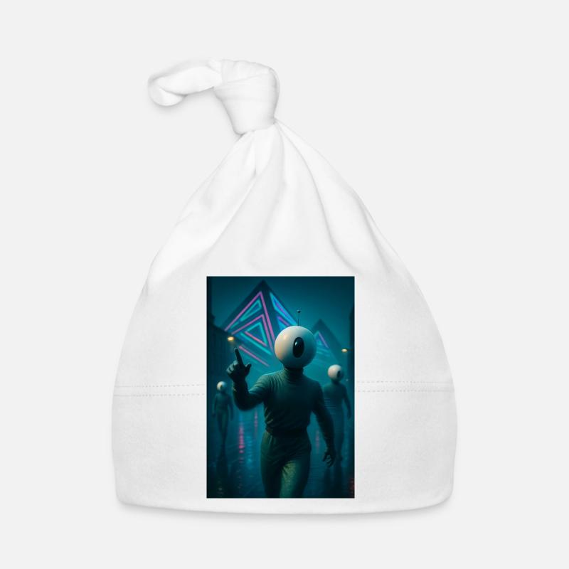 Bot and pyramid Organic Baby Cap