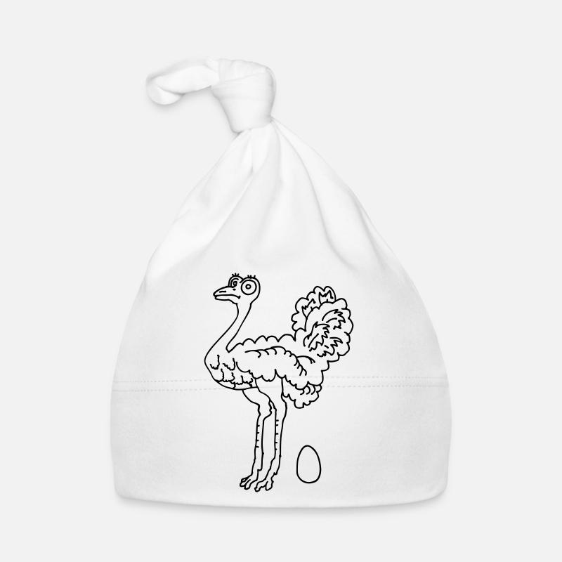 Ostrich Organic Baby Cap