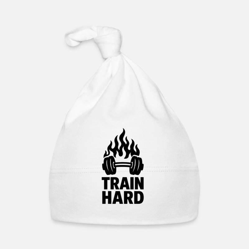 Fiery training motivation Organic Baby Cap