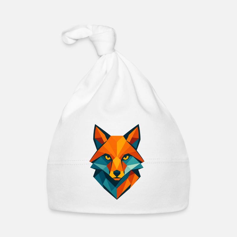 Renard | Tête de renard Impression / Impression / Design Bonnet bio Bébé