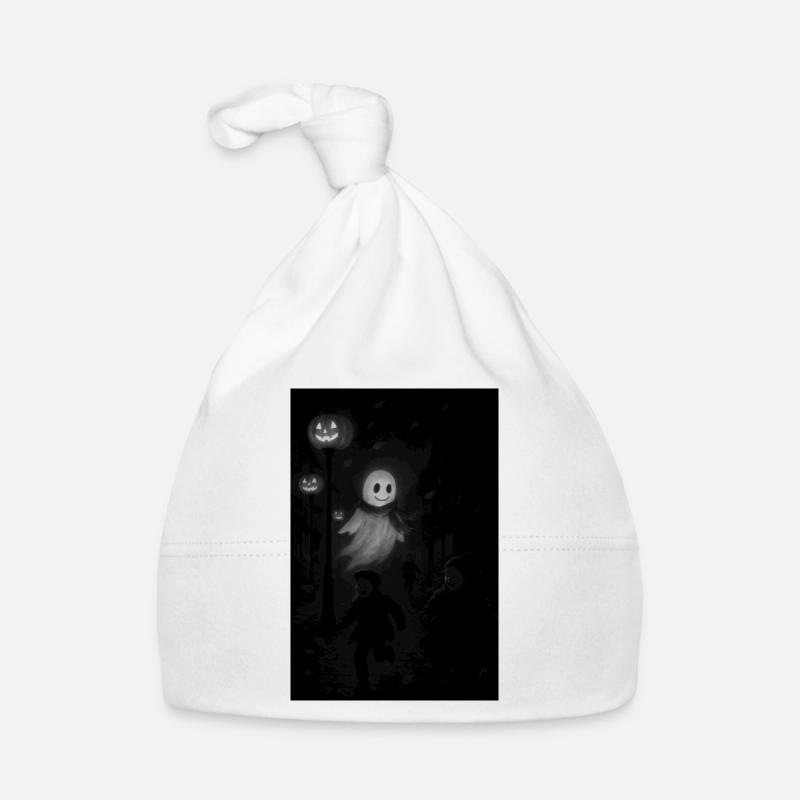 Moonlit Ghost Parade Organic Baby Cap