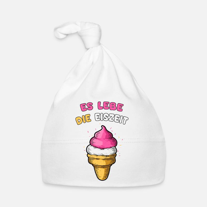 Es lebe die Eiszeit mit Eiscreme Baby Bio-Mütze