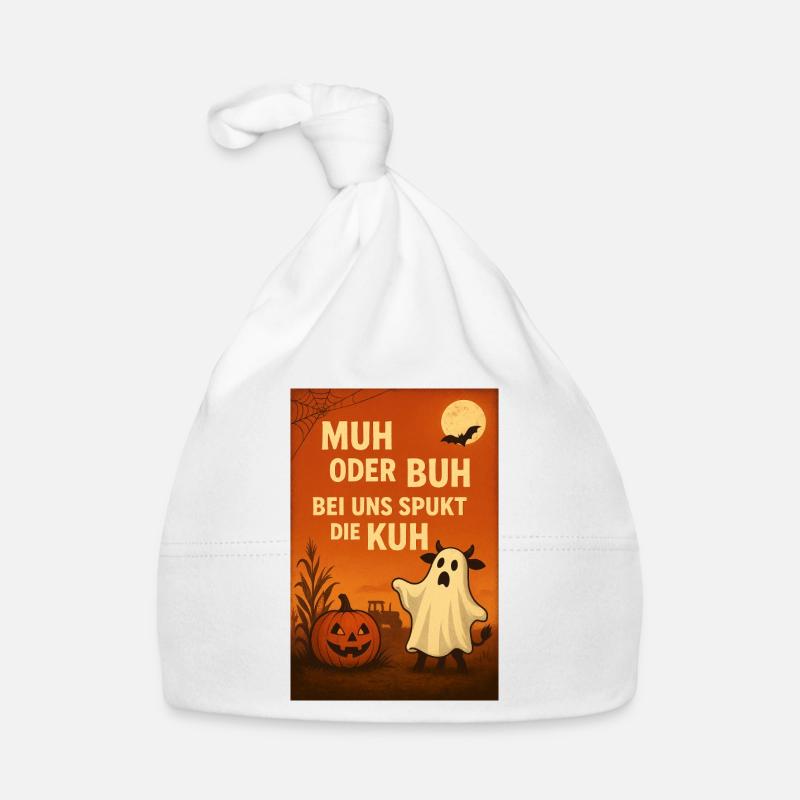 Spukkuh Halloween: MuH oder Buh Baby Bio-Mütze