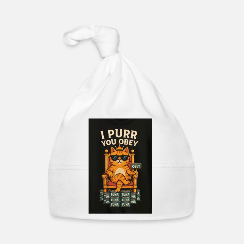Commandes du roi des chats avec du thon Bonnet bio Bébé