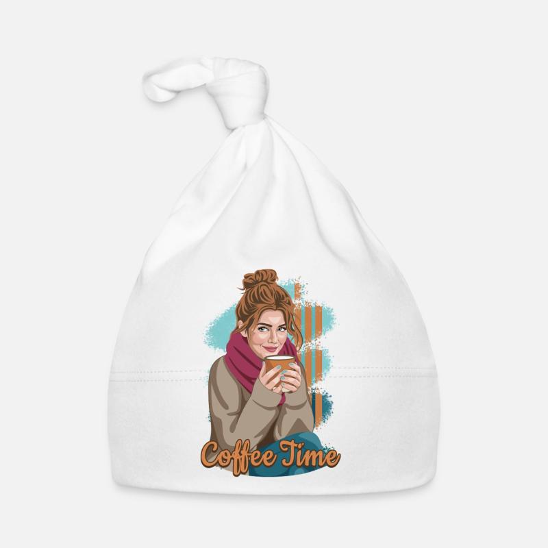 Coffee Time Organic Baby Cap