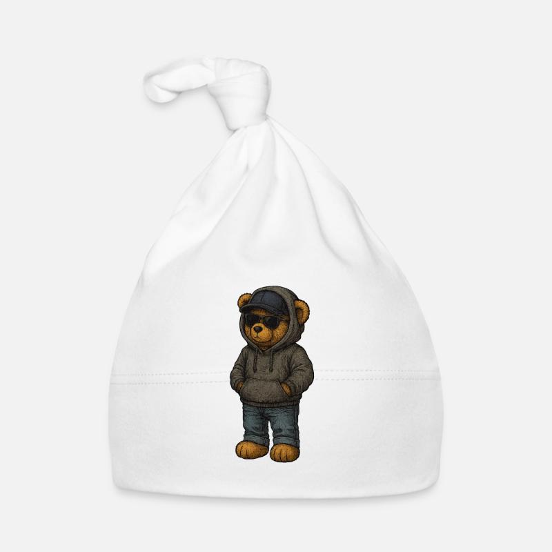 Urban Kapuzenpullover Bär Baby Bio-Mütze