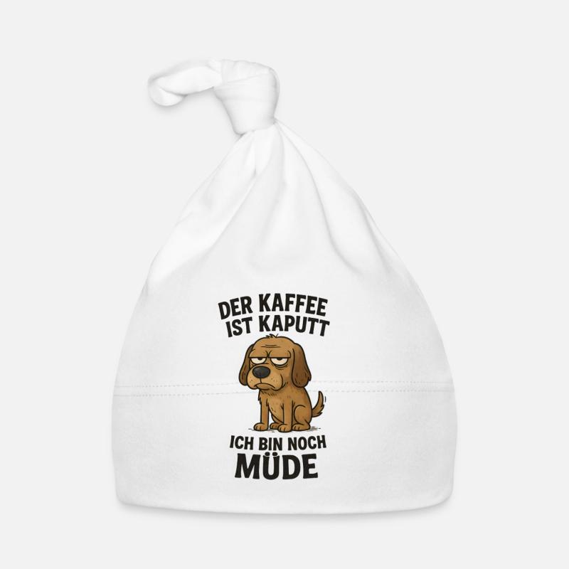 The coffee is broken, I'm still tired Organic Baby Cap