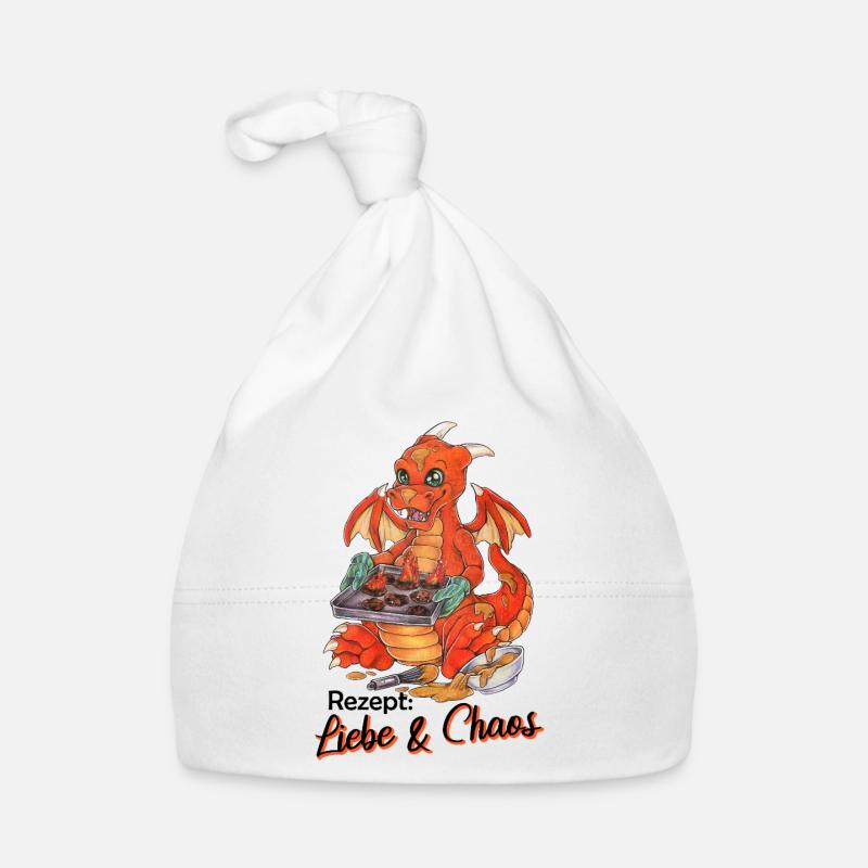 Funny Dragon Cookies Baking Christmas Organic Baby Cap