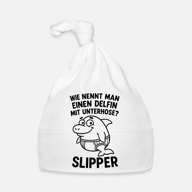 slipper delfin unterhose witz Baby Bio-Mütze