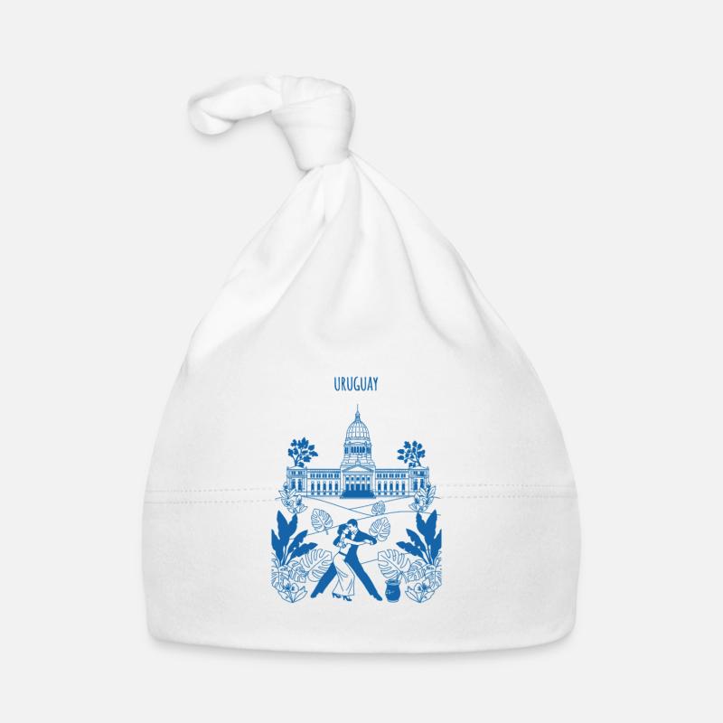 Uruguay Capitol Tango Organic Baby Cap