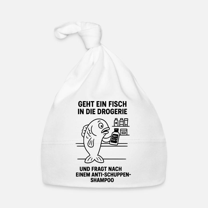 Anti-Dandruff Shampoo Fish Joke Organic Baby Cap