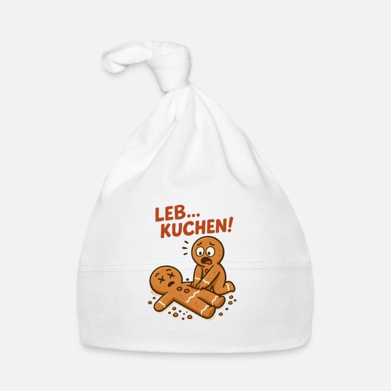 Lebkuchen Gingerbread Baby Bio-Mütze