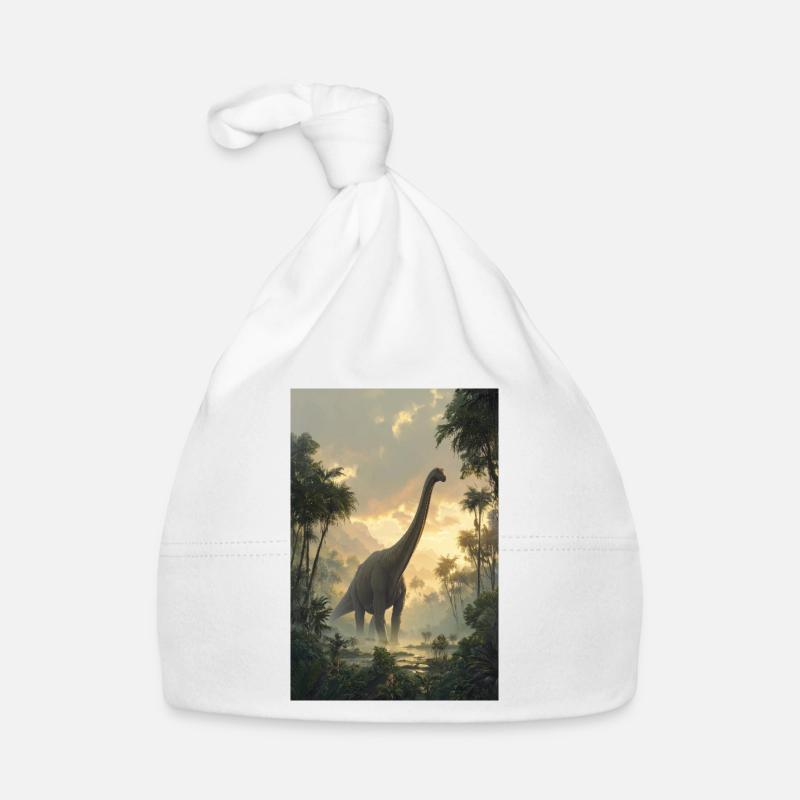Dinosaur Dawn in Jungle Organic Baby Cap