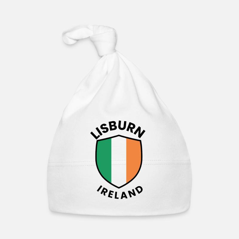 Drapeau d’Irlande de Lisburn Bonnet bio Bébé