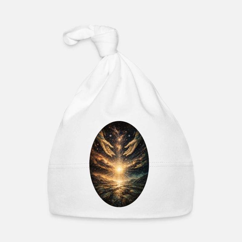 Kosmische Handschöpfung Baby Bio-Mütze