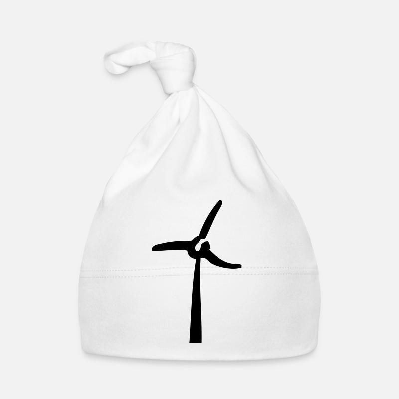 Windmill, éolienne, Windrad Baby Bio-Mütze