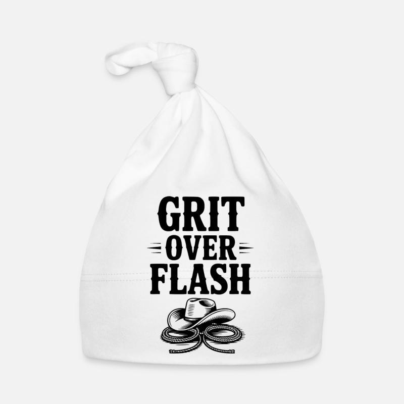 Grit Over Flash Organic Baby Cap
