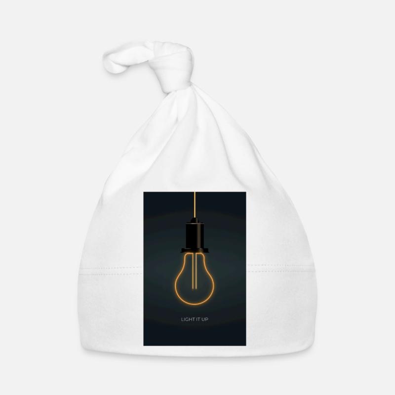 Light It Up – Affiche Ampoule Néon Bonnet bio Bébé