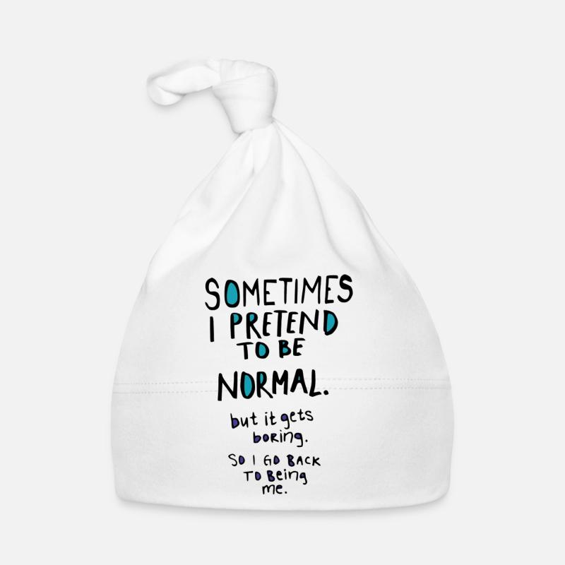 Tu so, als wärst du normal Baby Bio-Mütze