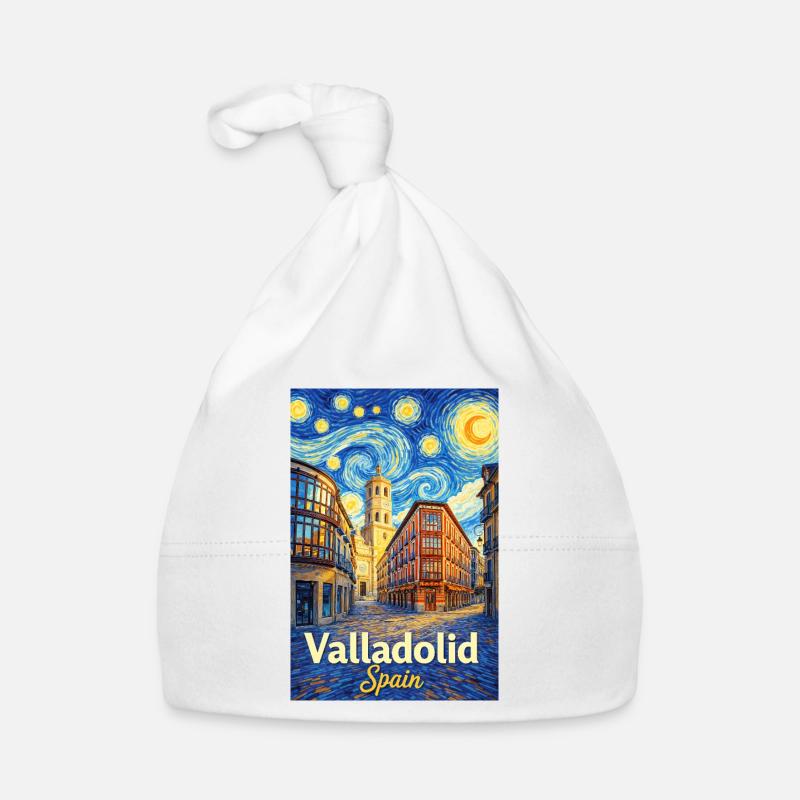Valladolid Spain Baby Bio-Mütze