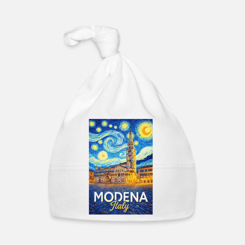 Modène, Italie. Bonnet bio Bébé