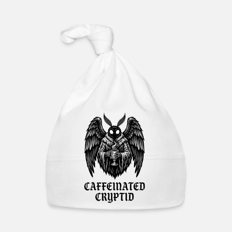 Koffeinhaltiger Kryptid-Mottenmann-Kaffee Baby Bio-Mütze