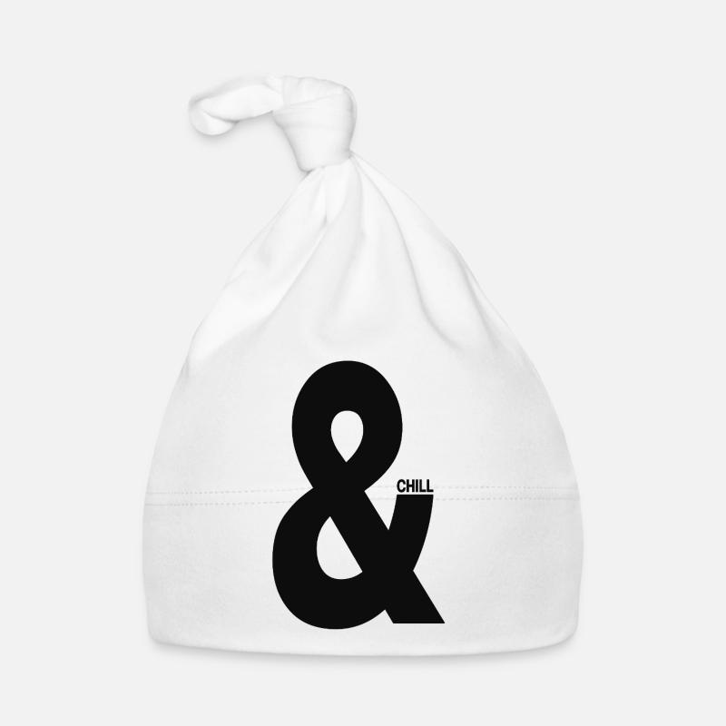 Und & Chill Typografie Minimal Baby Bio-Mütze