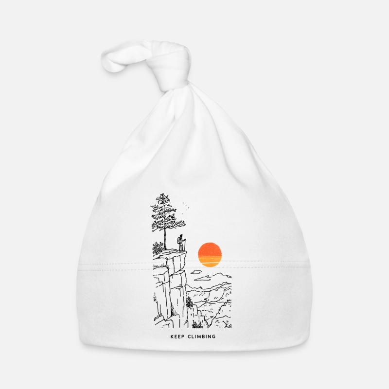 Sonnenuntergangs-Scheibe Baby Bio-Mütze