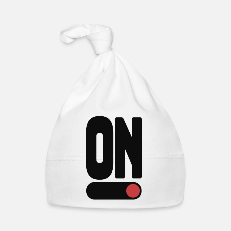 T-shirt ON Power Statement Typography Bonnet bio Bébé