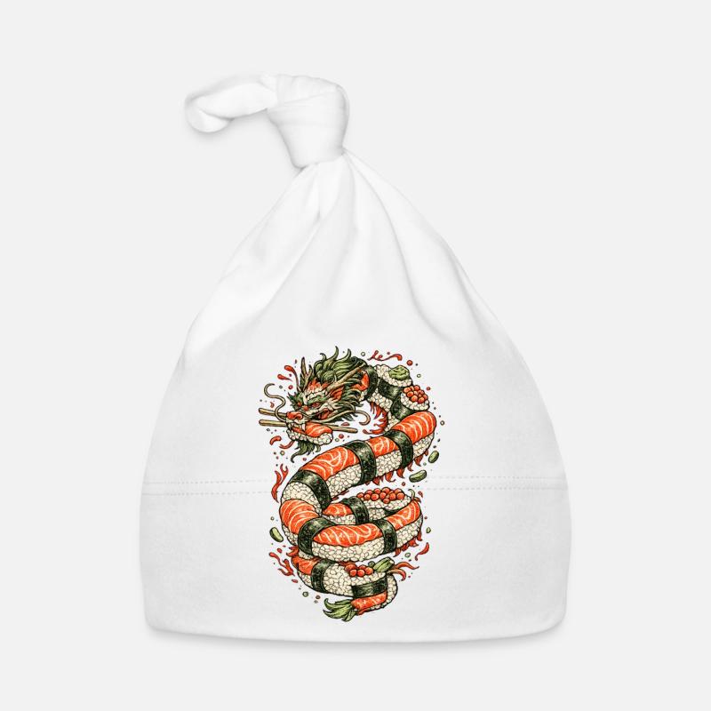 Dragon Sushi Coil Bonnet bio Bébé