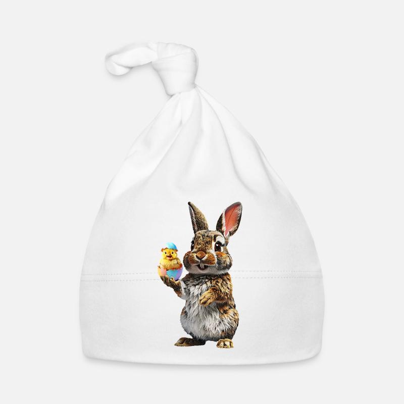 Hase Baby Bio-Mütze